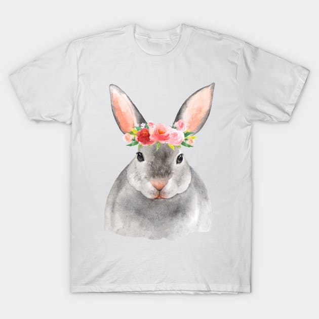 Cute Rabbit Nursery Picture T-Shirt by Abstractdiva